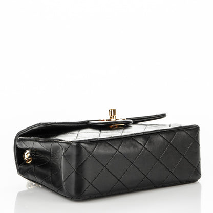 Chanel Lambskin Quilted Mini Square Flap Black 4 of 7