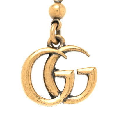 Gucci Metal Cameo Pendant Necklace Aged Gold 6 of 7
