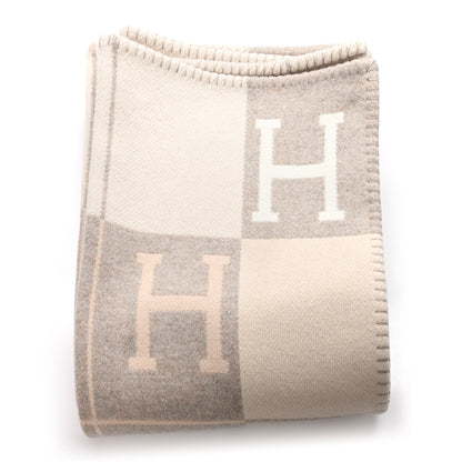 Hermes Wool Cashmere Avalon III Blanket Coco Camomille 1 of 3