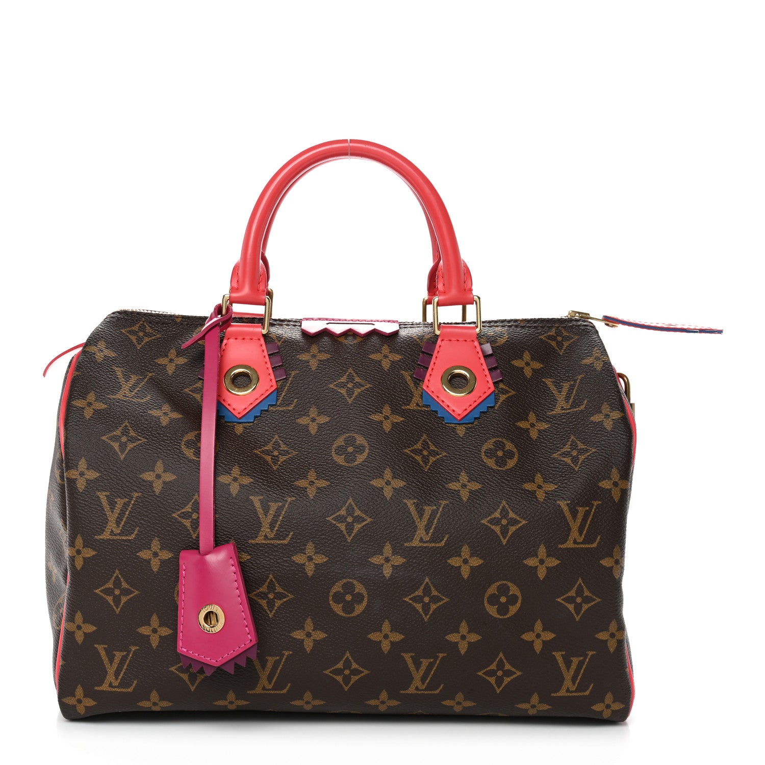 Louis Vuitton Monogram Totem Speedy 30 Flamingo 1 of 10