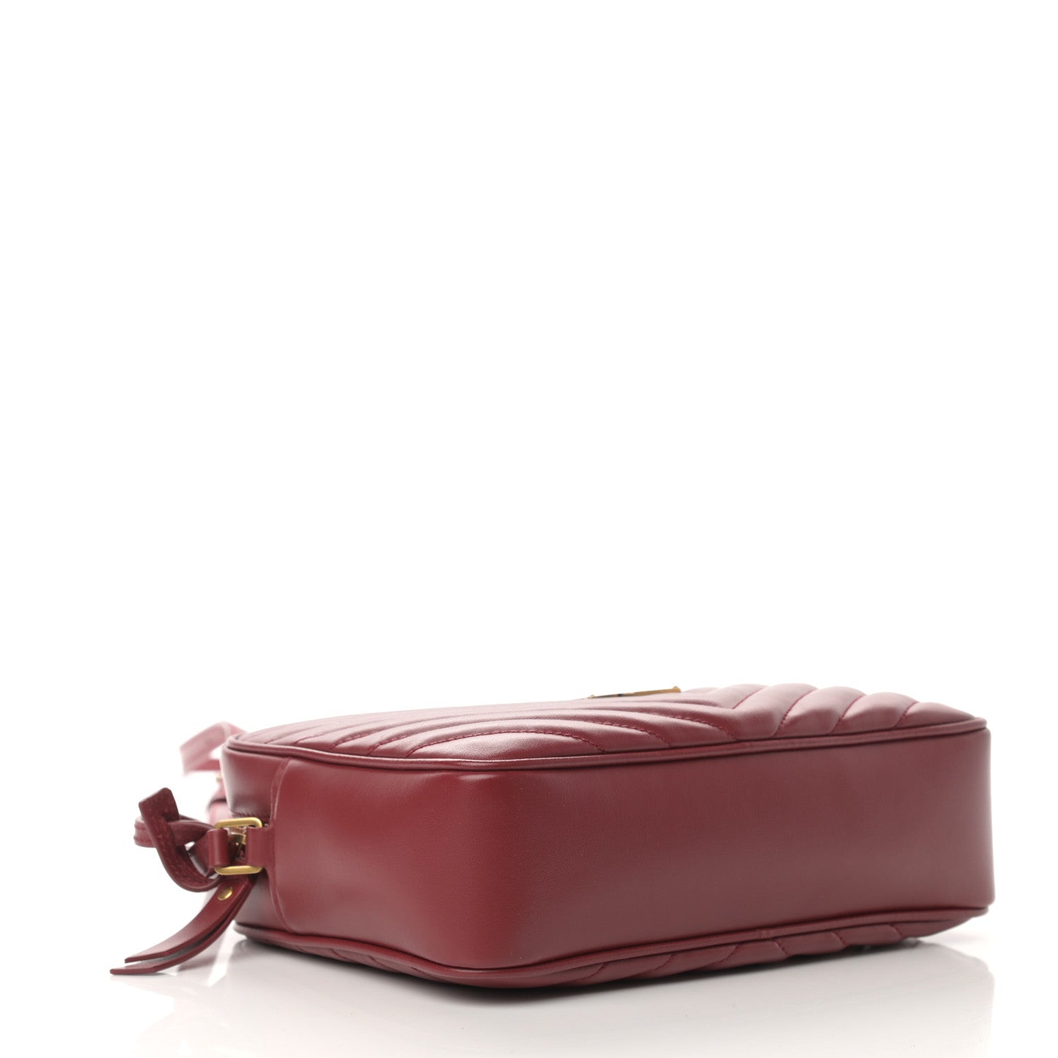 Saint Laurent Calfskin Matelasse Monogram Lou Camera Bag Red 4 of 10