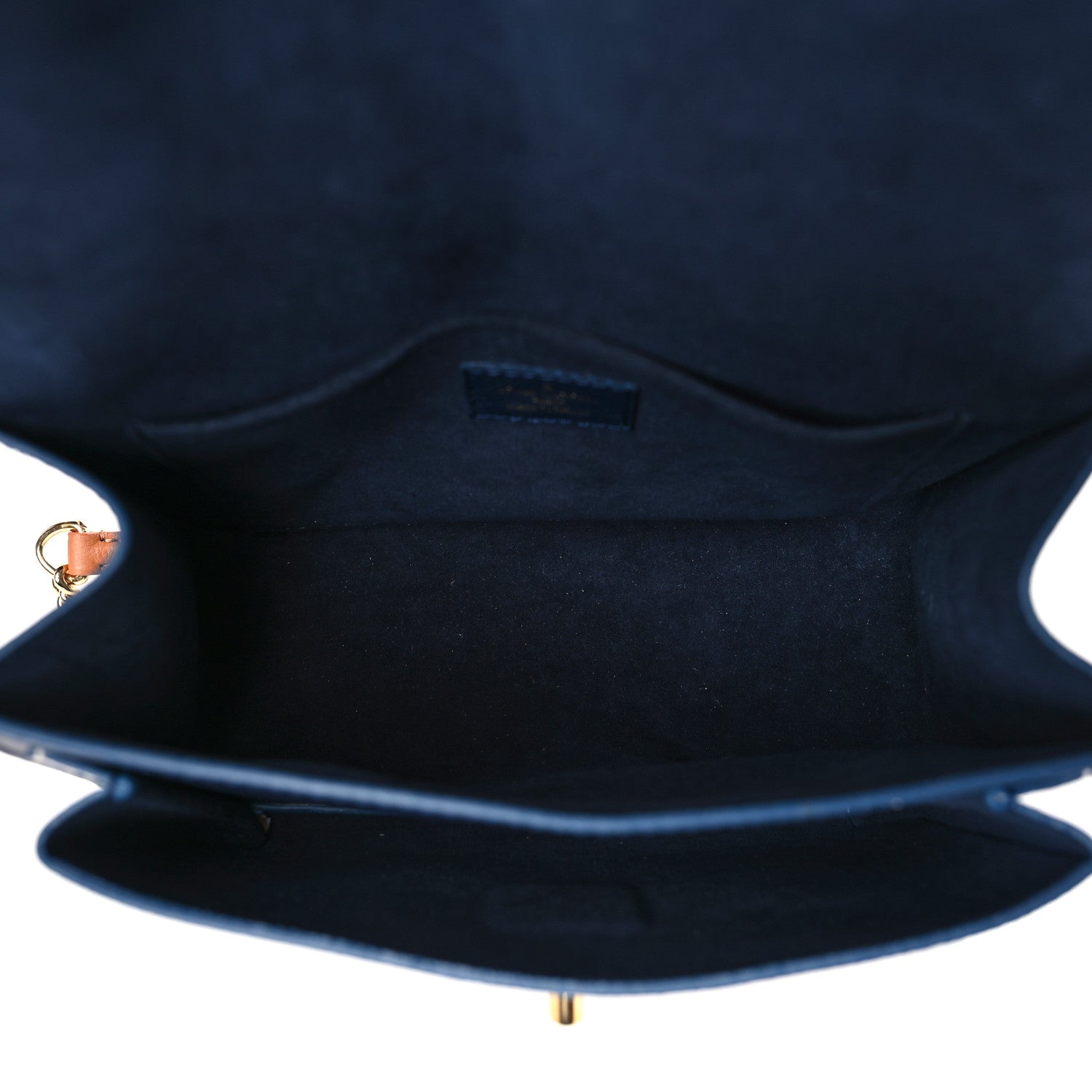 Louis Vuitton Soft Calfskin Mylockme Chain Bag BB Navy 5 of 9
