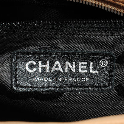 Chanel Calfskin Quilted Large Cambon Bowler Beige Black 6 of 10
