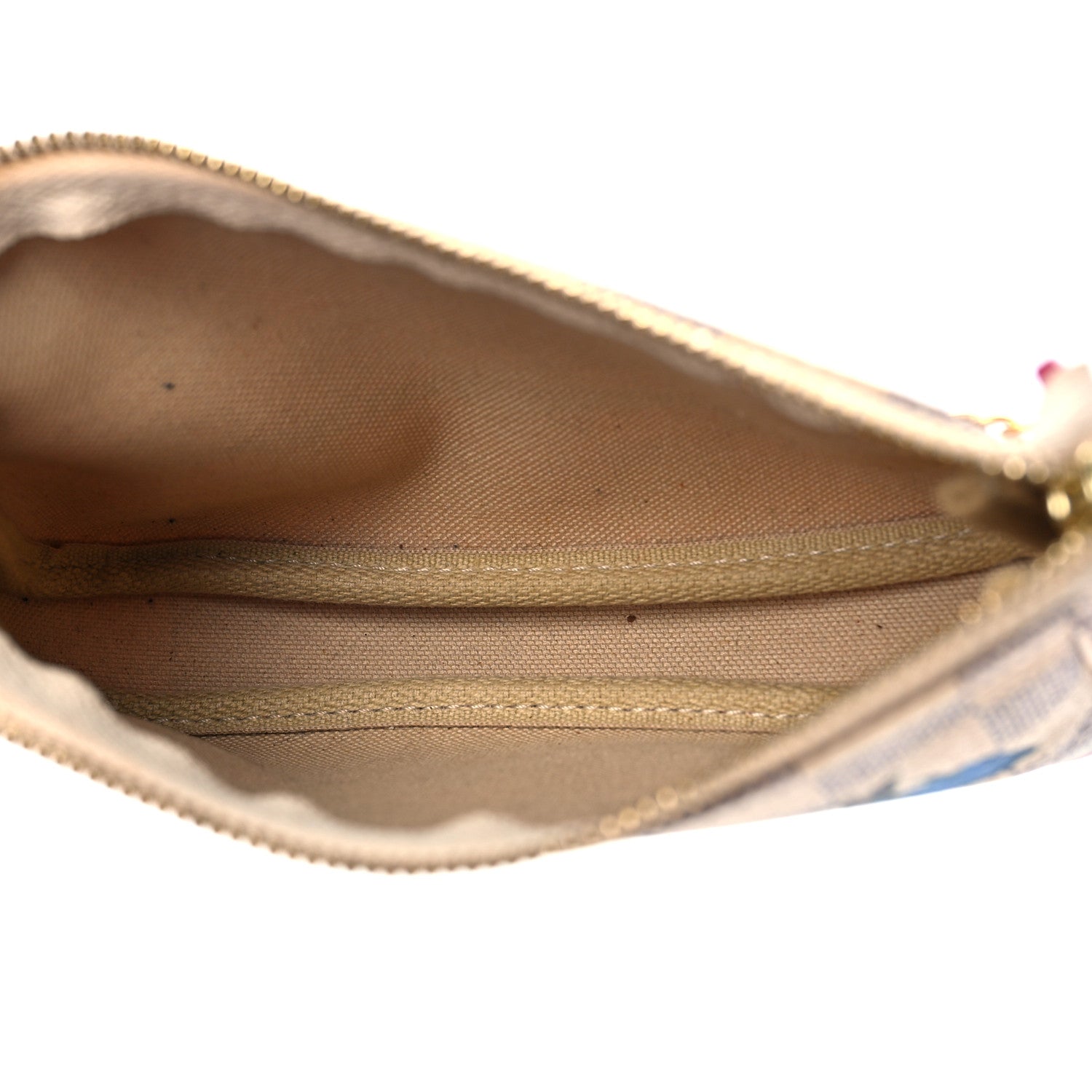 Louis Vuitton Damier Azur 2017 Christmas Animation Mini Pochette Accessories 5 of 9