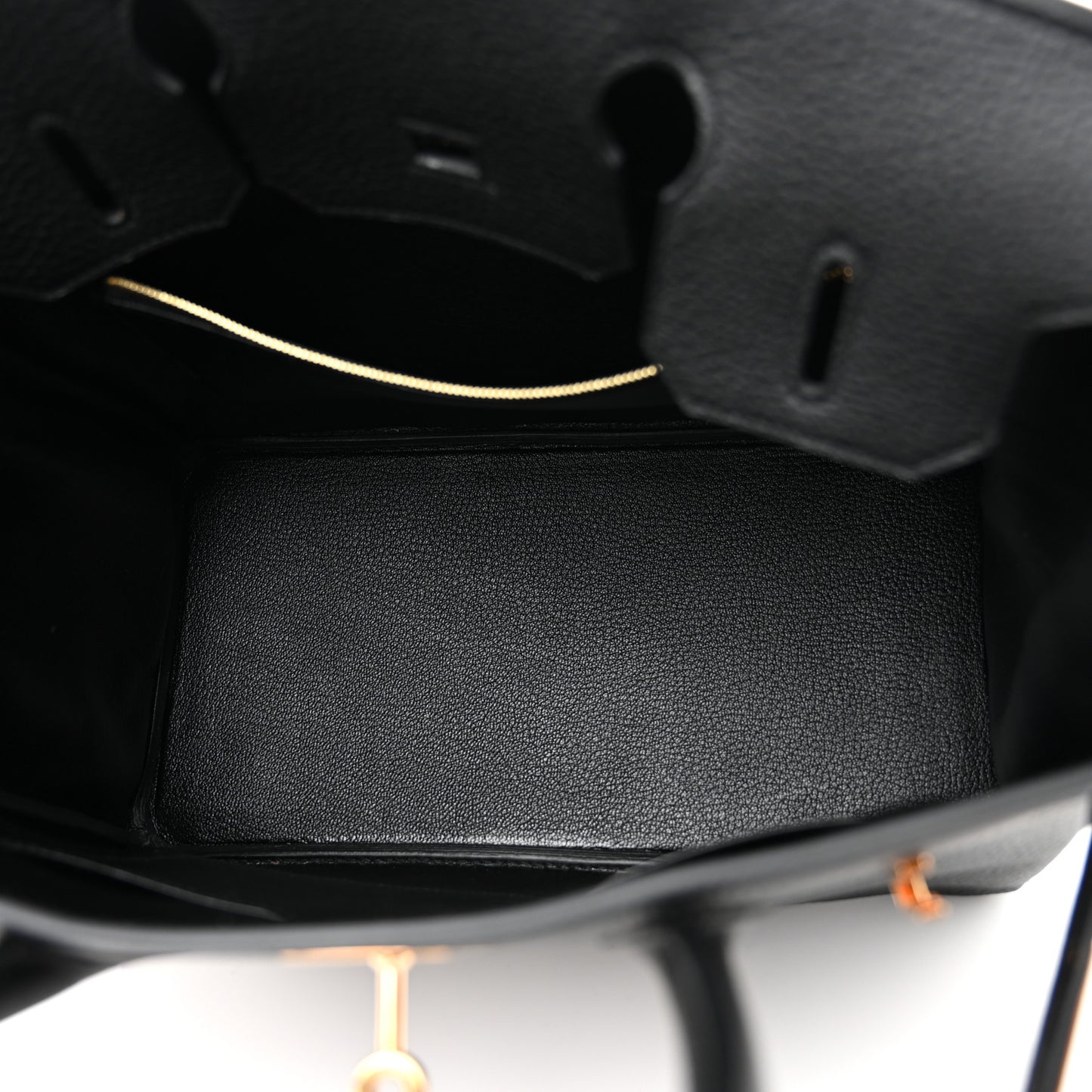 Togo Birkin 30 Black