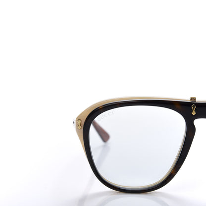 Gucci Acetate Flip Up Sunglasses GG0087S Tortoise 8 of 9
