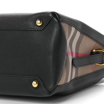 Burberry Derby Calfskin House Check Medium Camberley Black 11 of 11