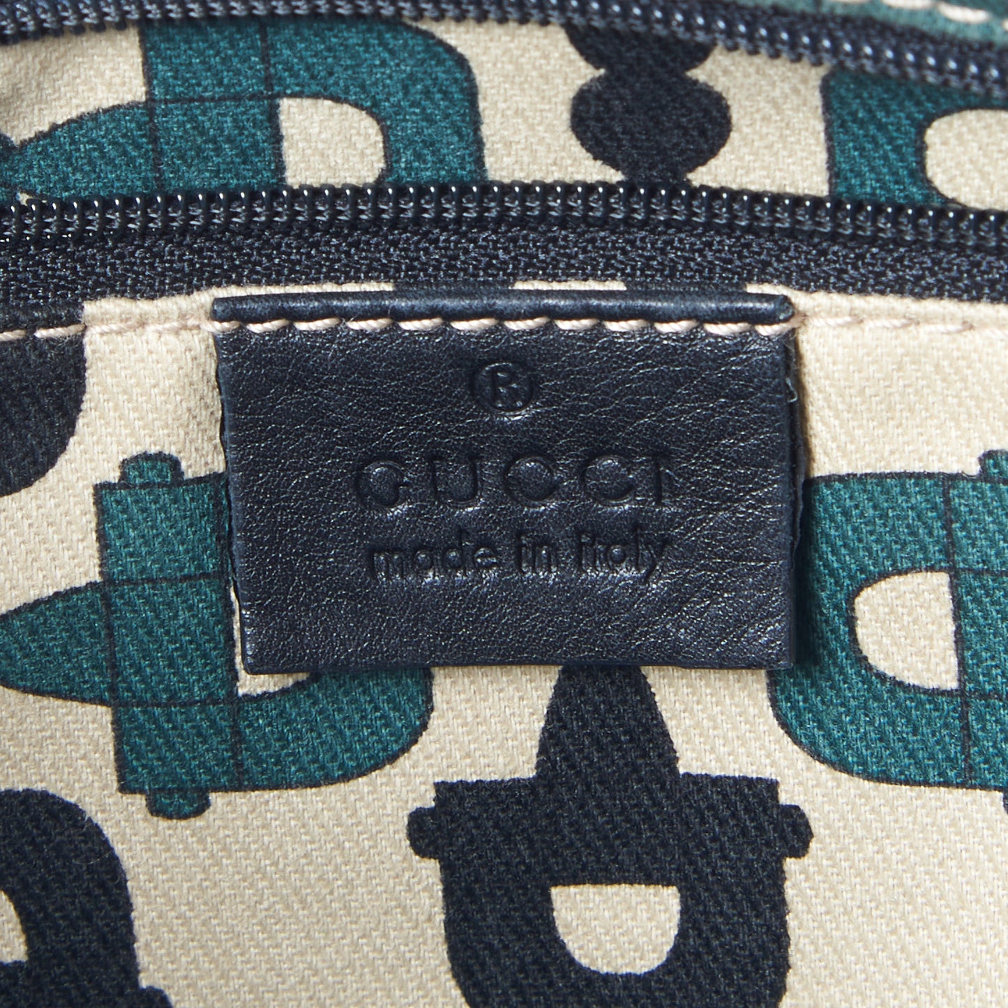Guccissima Medium Sukey Tote Black