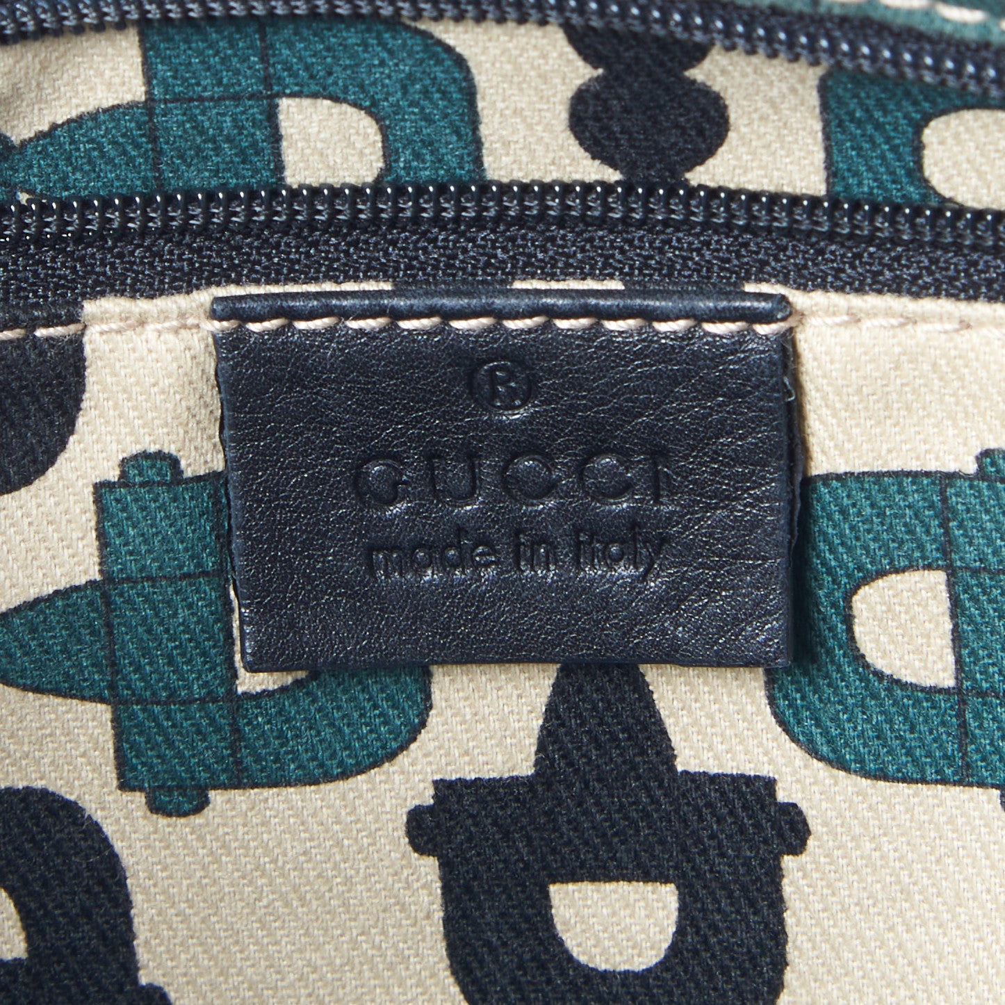 Gucci Guccissima Medium Sukey Tote Black 8 of 9