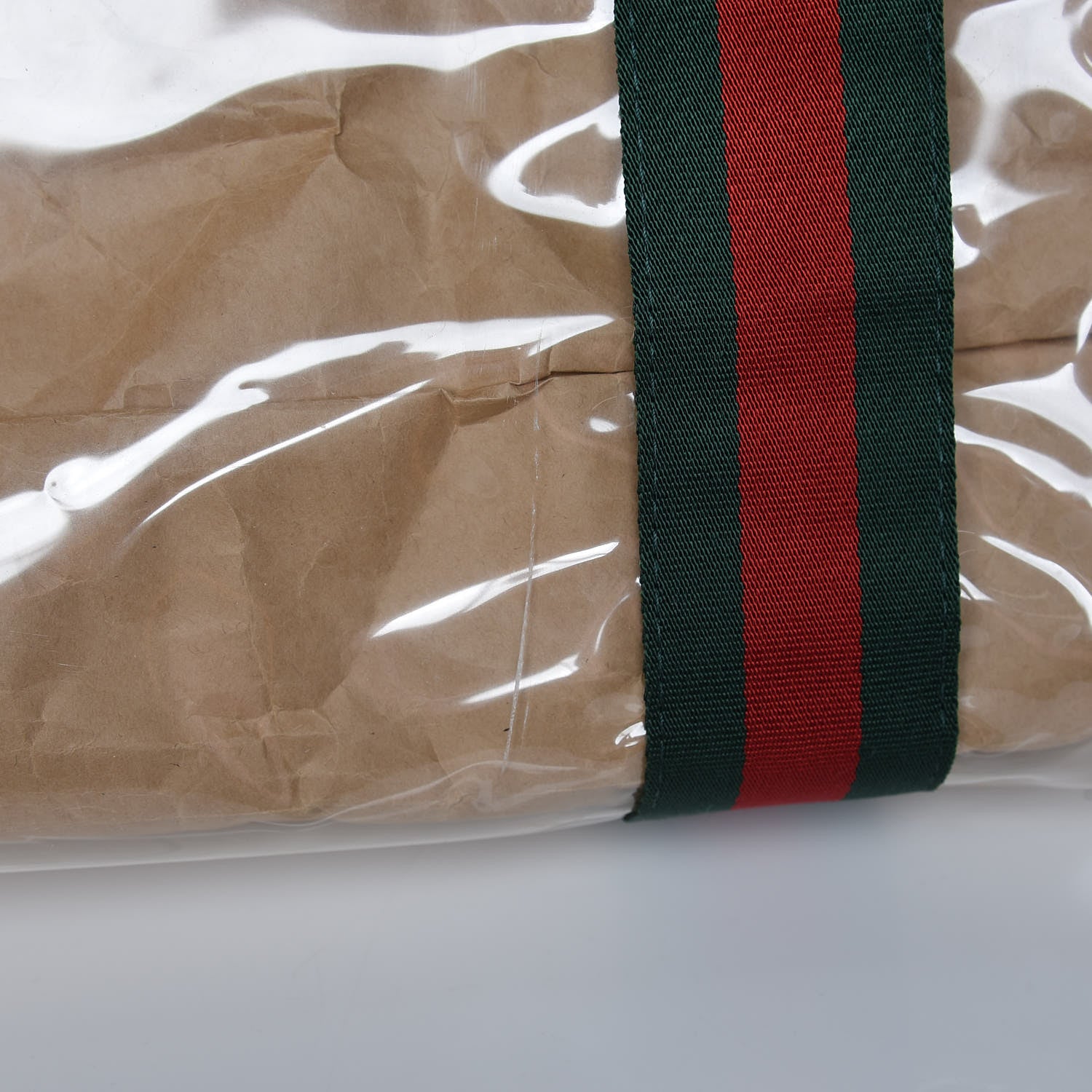 Gucci X Comme de Garçons Paper Plastic Web Shopper Tote 14 of 14