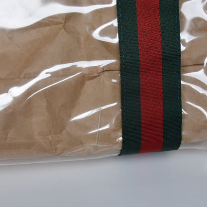 Gucci X Comme de Garçons Paper Plastic Web Shopper Tote 14 of 14