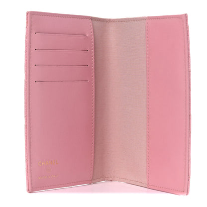 Chanel Iridescent Caviar Quilted Passport Holder Pink 5 of 6