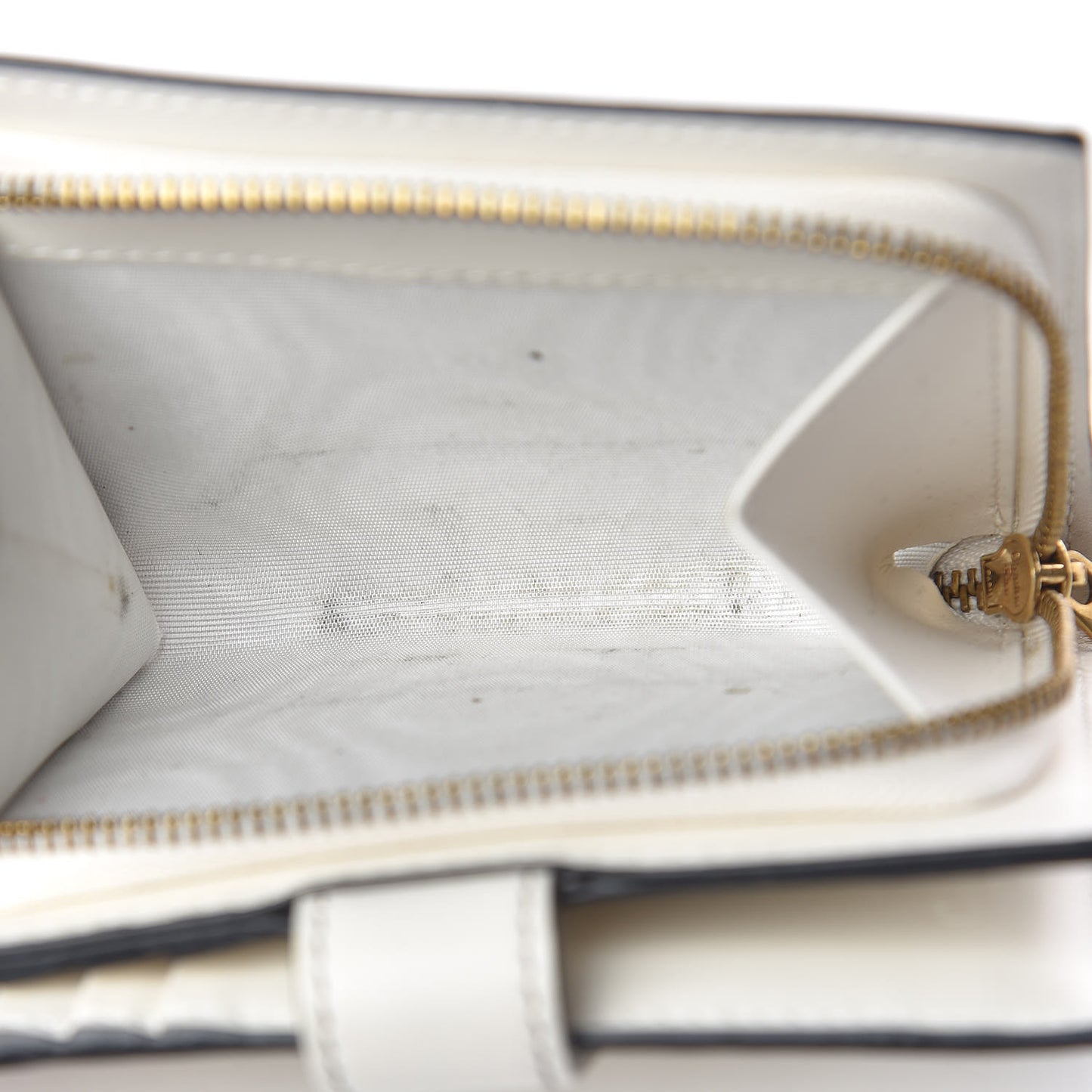 Lambskin Cannage Studded Lady Dior Eden Wallet White