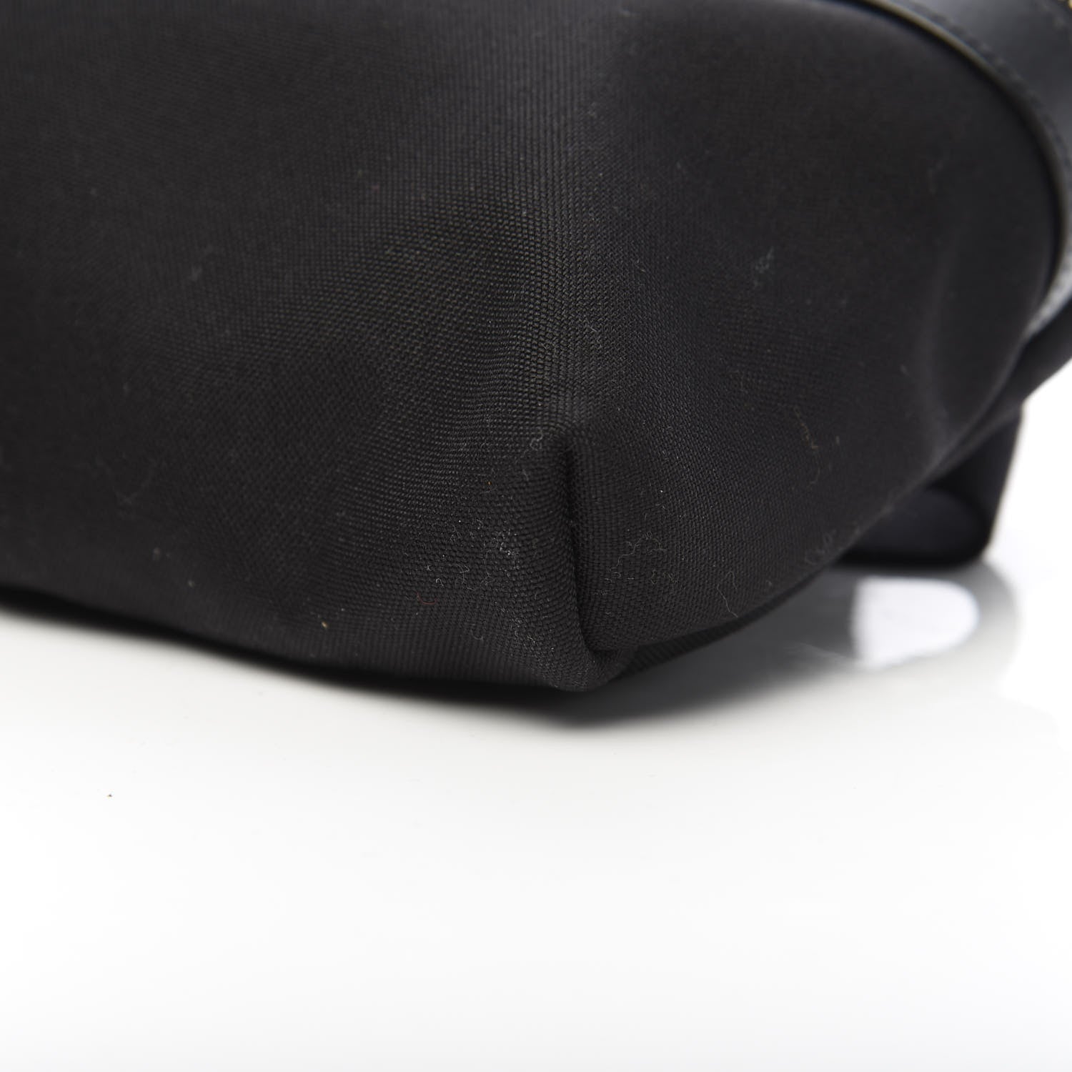 Saint Laurent Canvas Calfskin City Belt Bag Black 10 of 10