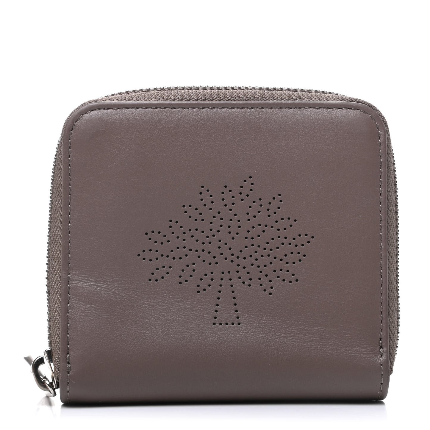 Nappa Small Blossom Zip Around Wallet Taupe