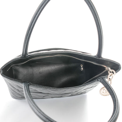 Chanel Caviar Quilted Medallion Tote Black 5 of 7