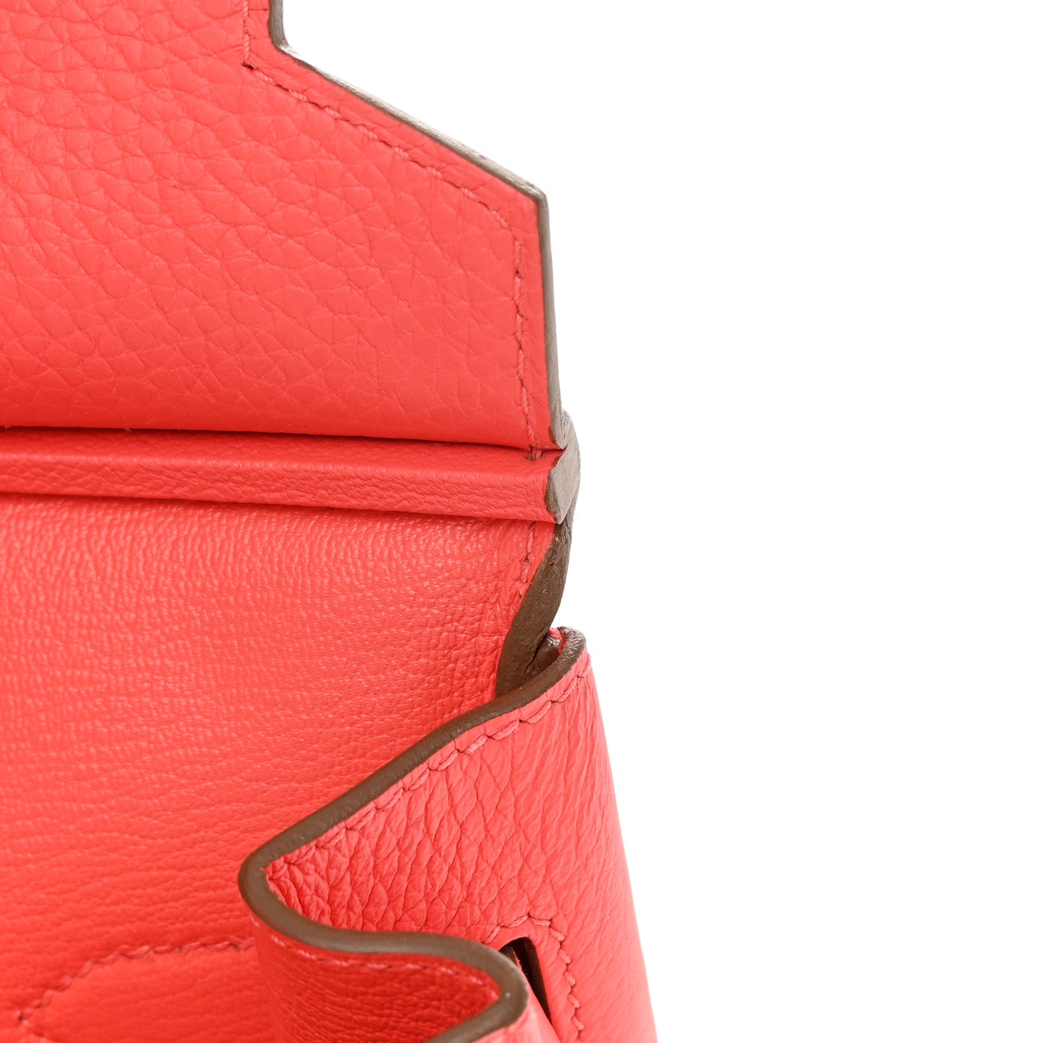 Hermes Taurillon Clemence Birkin 30 Rouge Pivoine 12 of 15