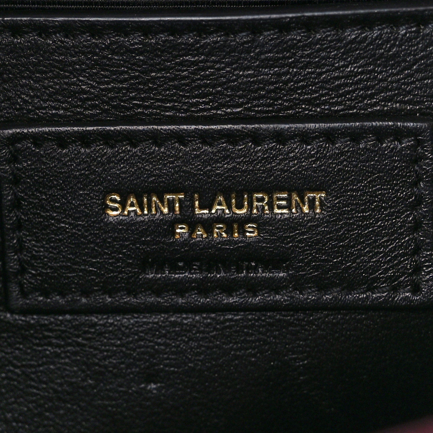 Saint Laurent Grain De Poudre Textured Mixed Matelasse Medium Triquilt Monogram Satchel Rouge Legion 8 of 16