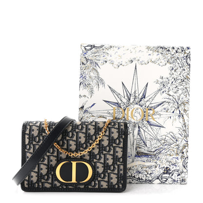 Christian Dior Oblique 30 Montaigne 2-In-1 Pouch Blue 11 of 11
