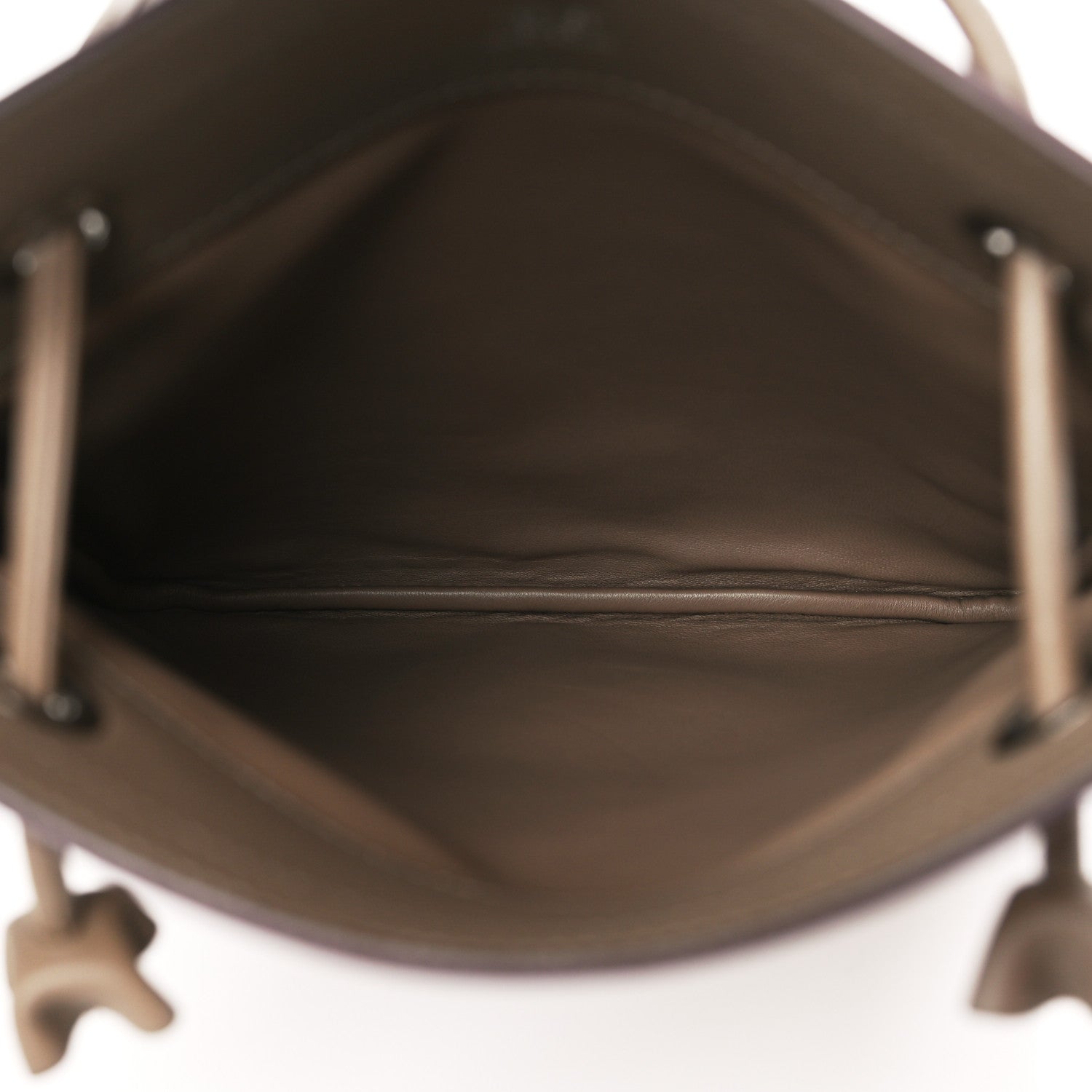 Hermes Milo Lambskin Swift Mini Aline Etoupe 5 of 9