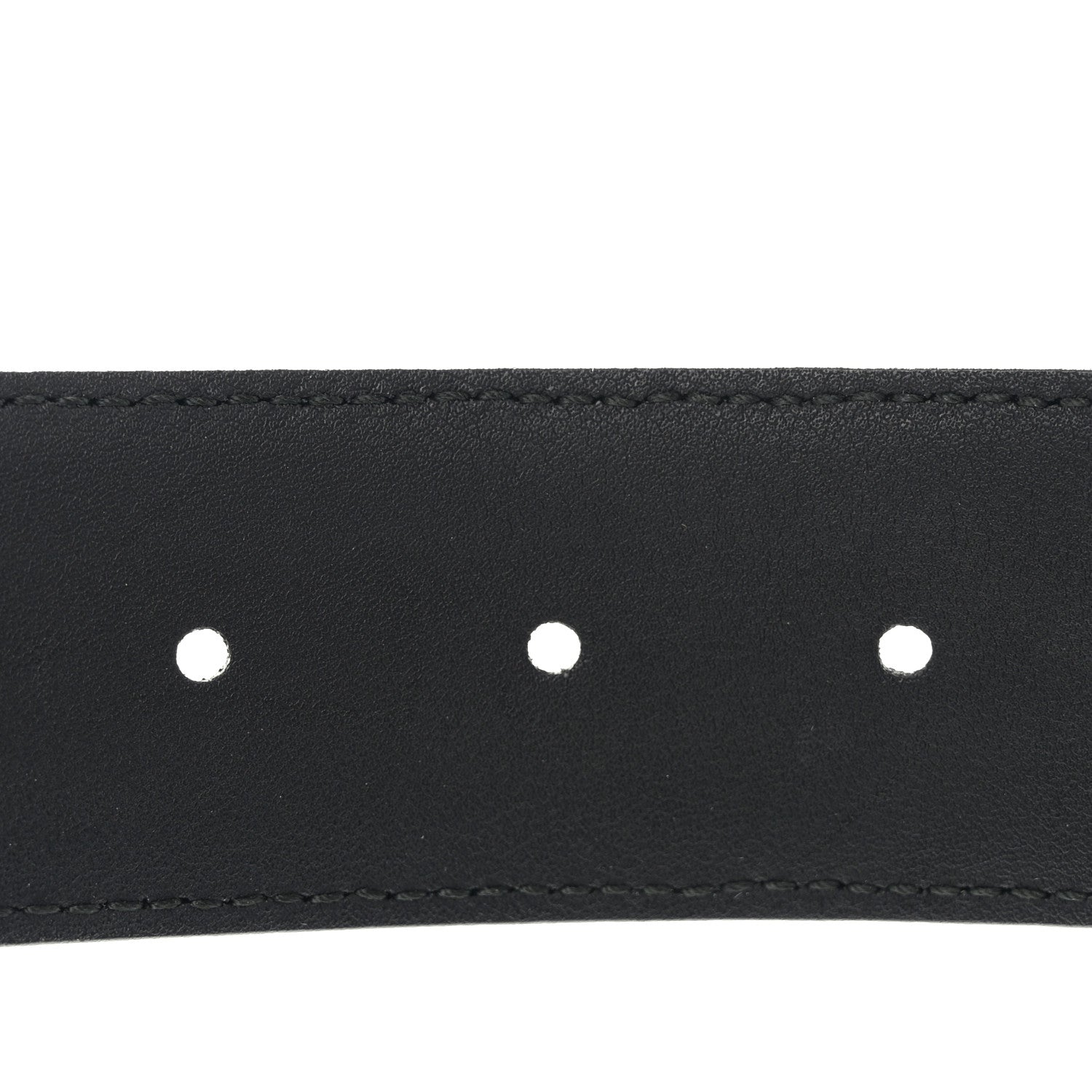 Gucci Dollar Calfskin Interlocking G Belt 80 32 Black 5 of 5