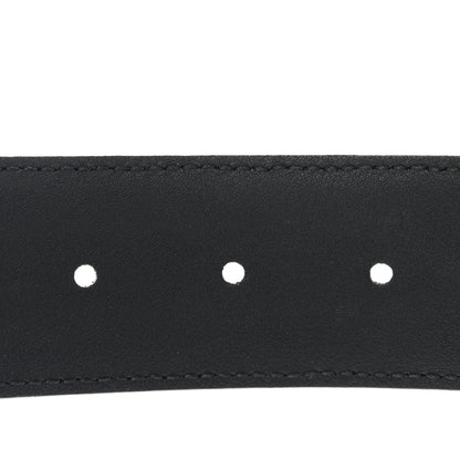 Gucci Dollar Calfskin Interlocking G Belt 80 32 Black 5 of 5