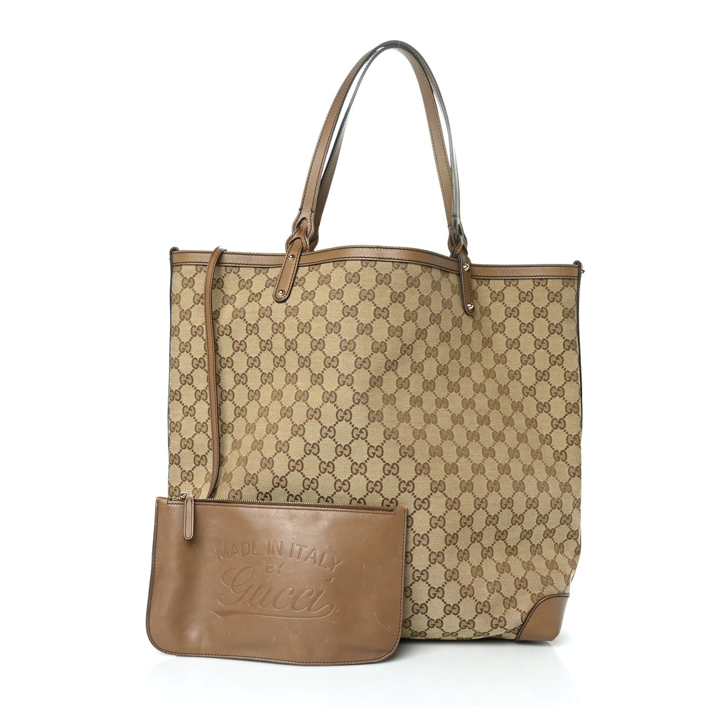 Monogram Large Craft Tote Light Brown