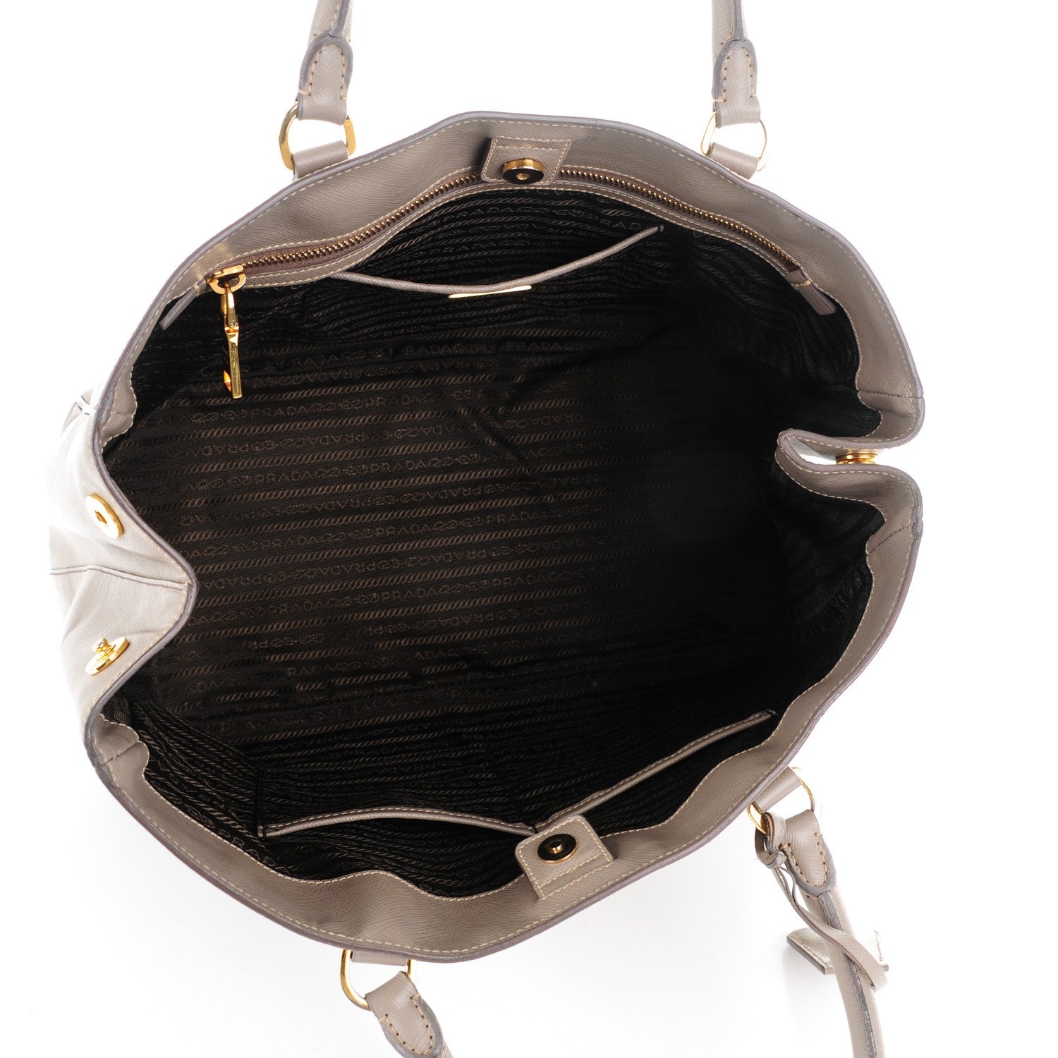 Prada Saffiano Lux Large Tote Pomice 5 of 10