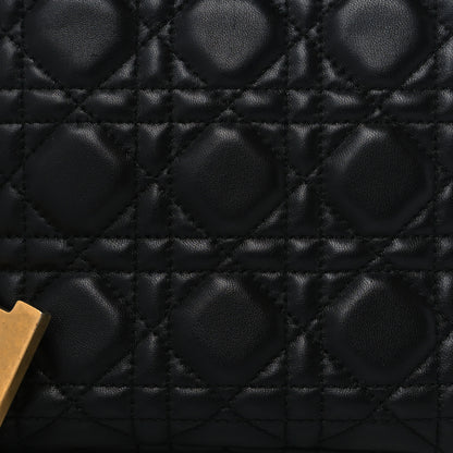 Christian Dior Lambskin Cannage DiorQuake Pouch Black 7 of 10