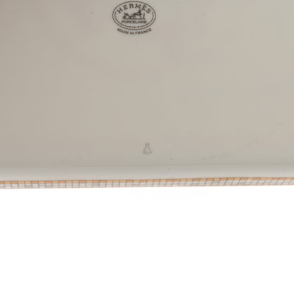 Hermes Porcelain Mosaique au 24 Gold Sushi Plate 4 of 6