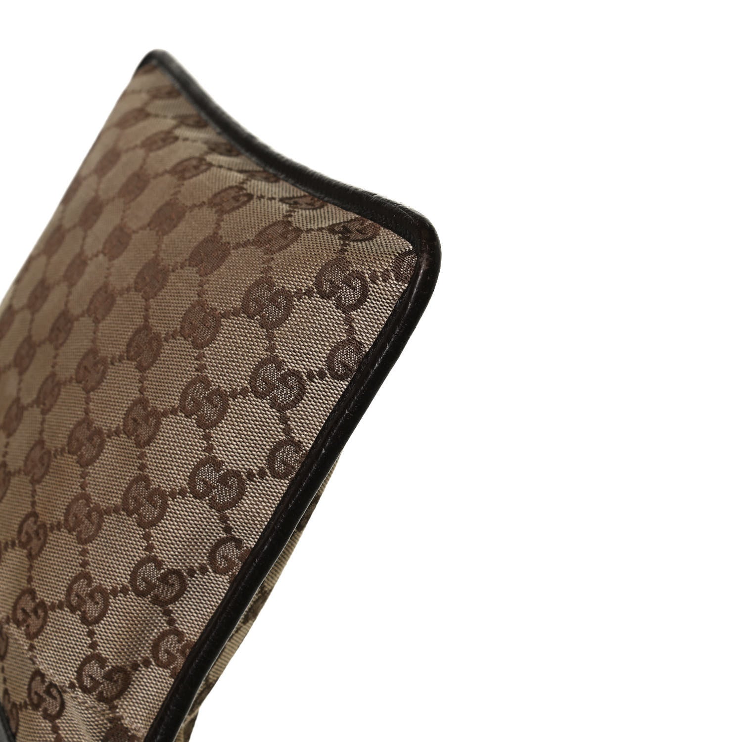 Gucci Monogram Messenger Crossbody Web Bag Dark Brown 11 of 14