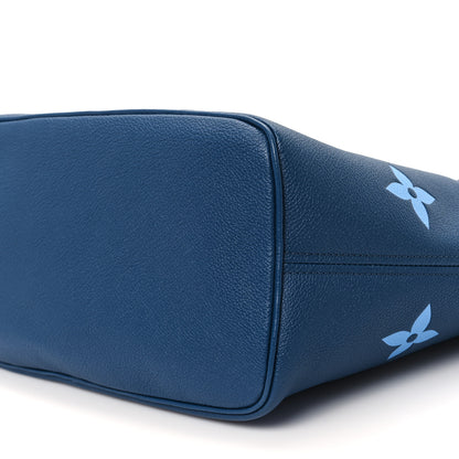 Louis Vuitton Empreinte Monogram Giant Neverfull MM Degrade Bleu 9 of 9