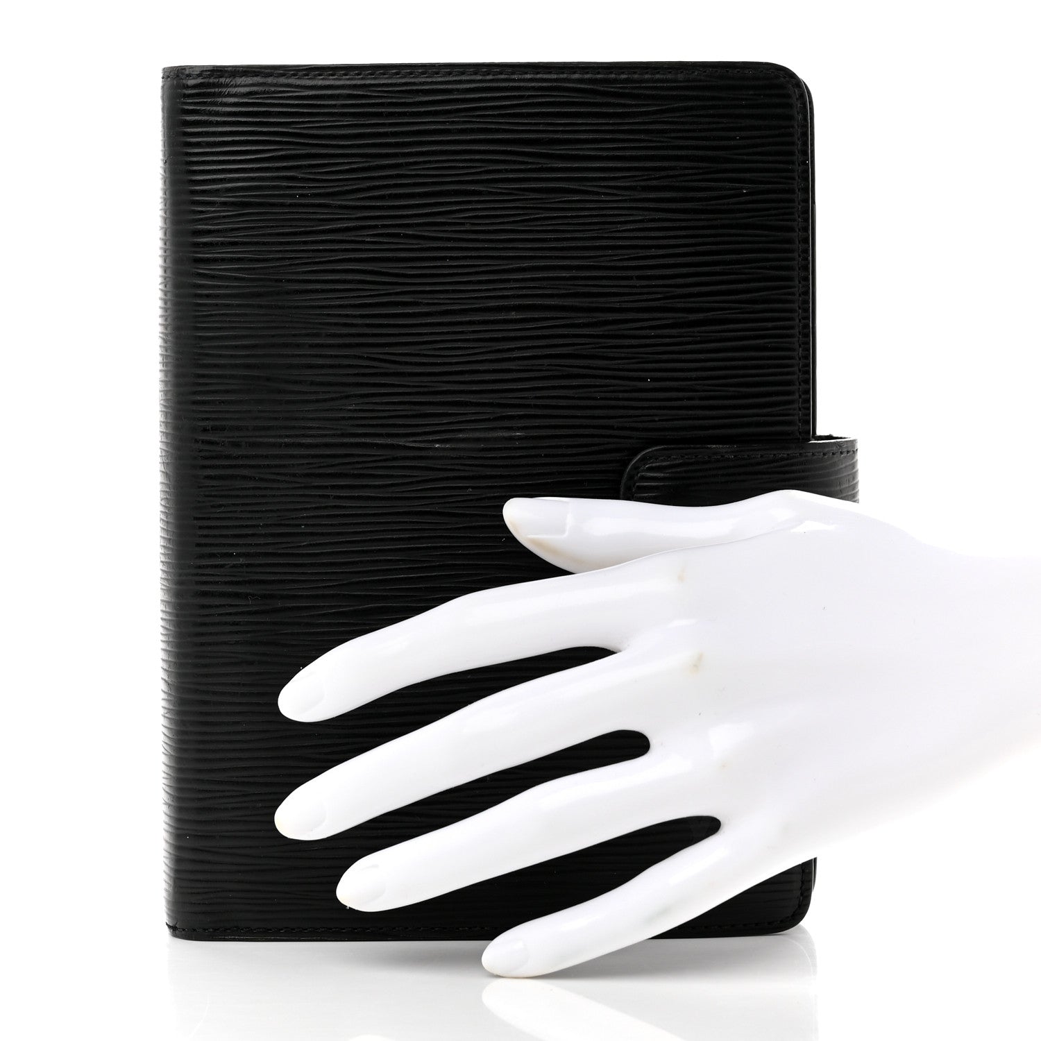 Louis Vuitton Epi Medium Ring Agenda Cover Black 2 of 7