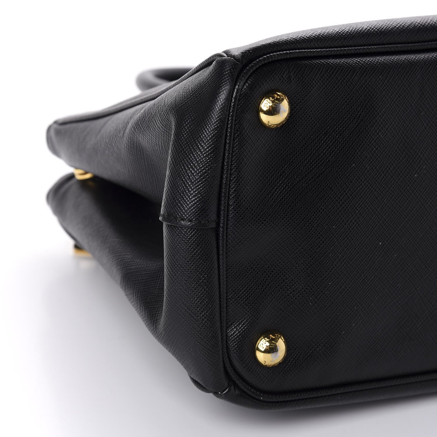 Prada Saffiano Small Galleria Double Zip Tote Black 7 of 15