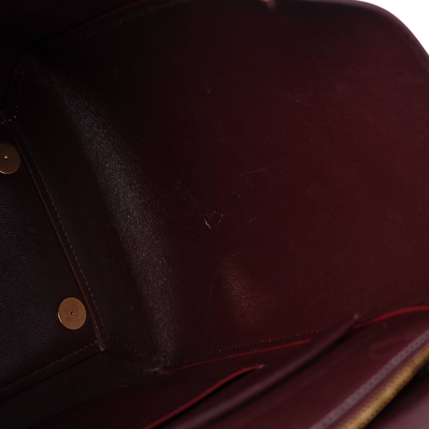 Celine Natural Calfskin Mini Belt Bag Burgundy 11 of 11