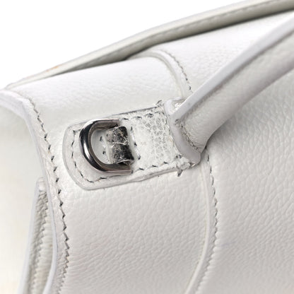 Balenciaga Grained Calfskin Small Hourglass Top Handle Bag White 20 of 24