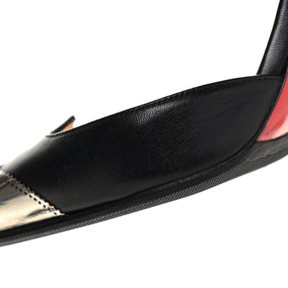 Christian Louboutin Calfskin Calamijane 100 Pumps 37 Black 18 of 19