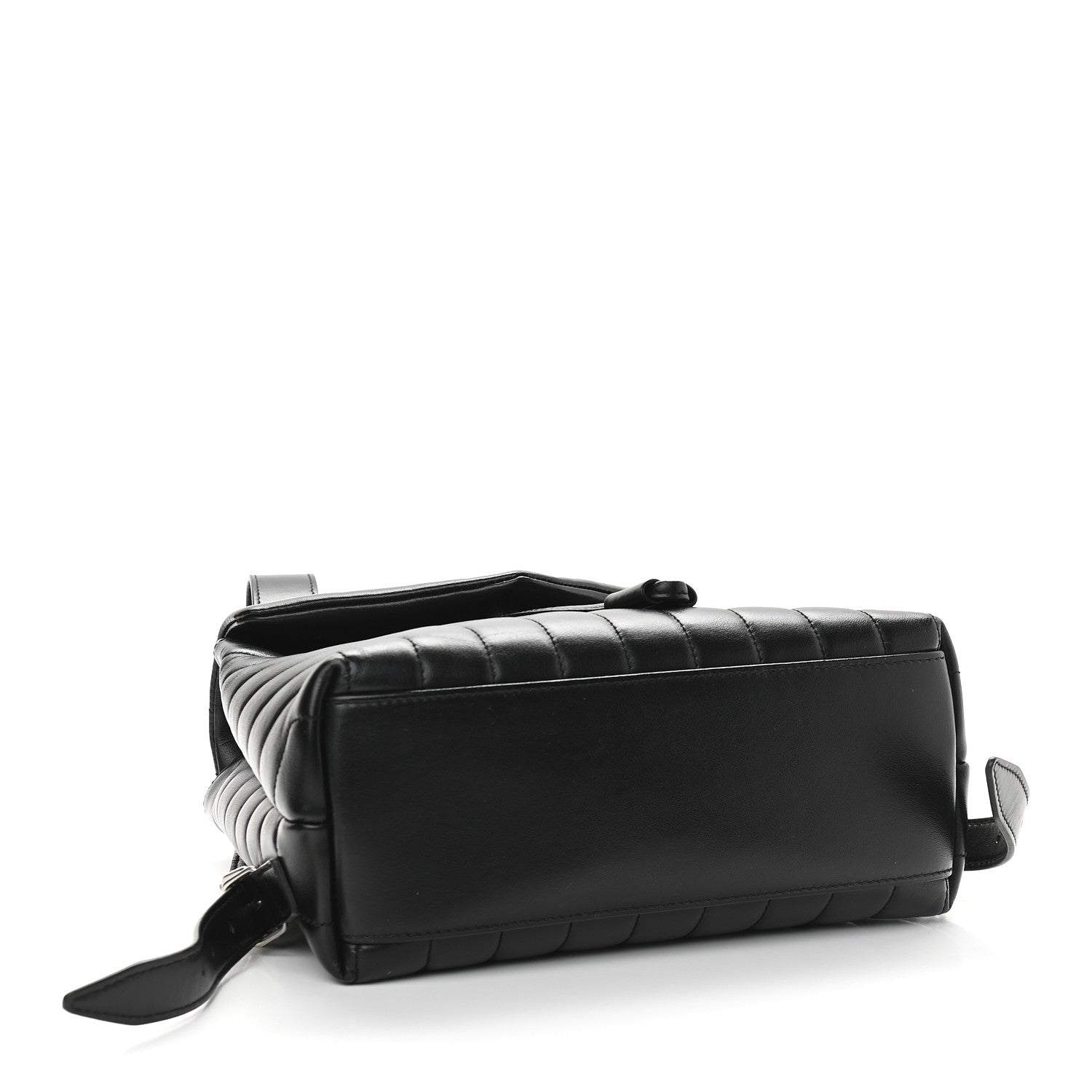 Saint Laurent Calfskin Y Quilted Monogram Small Loulou Backpack Black 4 of 13