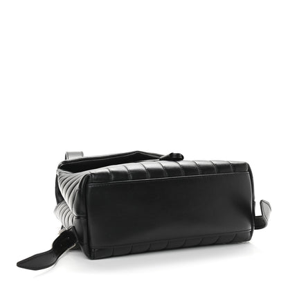 Saint Laurent Calfskin Y Quilted Monogram Small Loulou Backpack Black 4 of 13