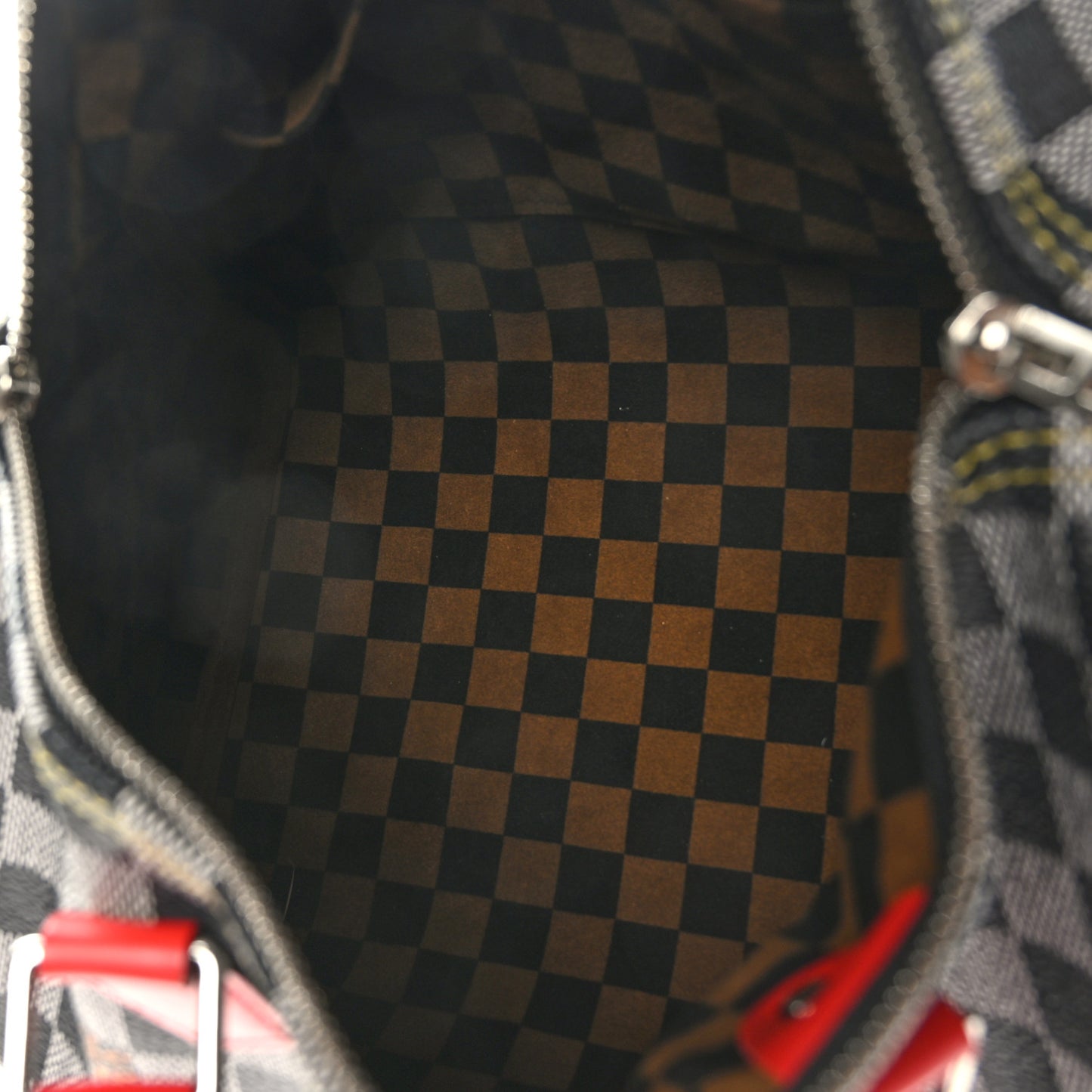 Damier Speedy Bandouliere 30 Black White