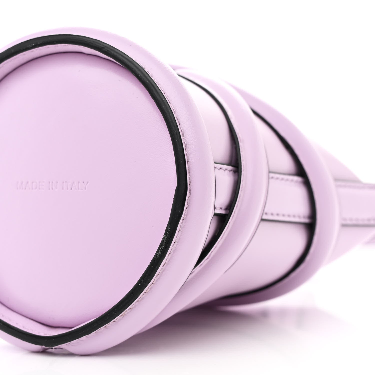 Alexander McQueen Calfskin Mini Curve Bucket Bag  Lilac 10 of 10