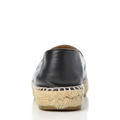 Chanel Lambskin CC Espadrilles 37 Black 14 of 27