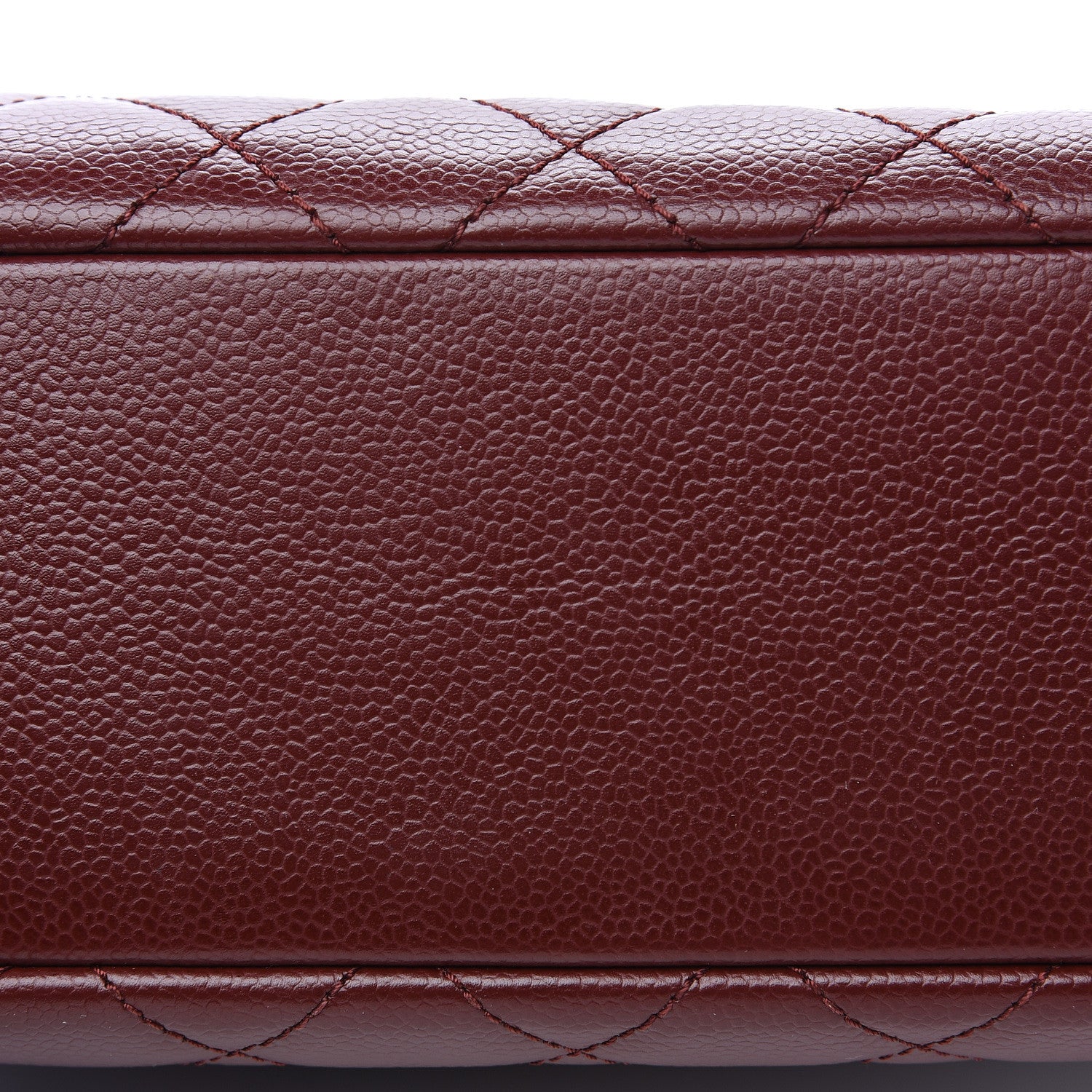 Chanel Caviar Quilted Petit Shopping Tote PST Burgundy 10 of 12