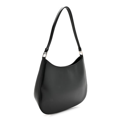Prada Spazzolato Cleo Shoulder Bag Black 3 of 9