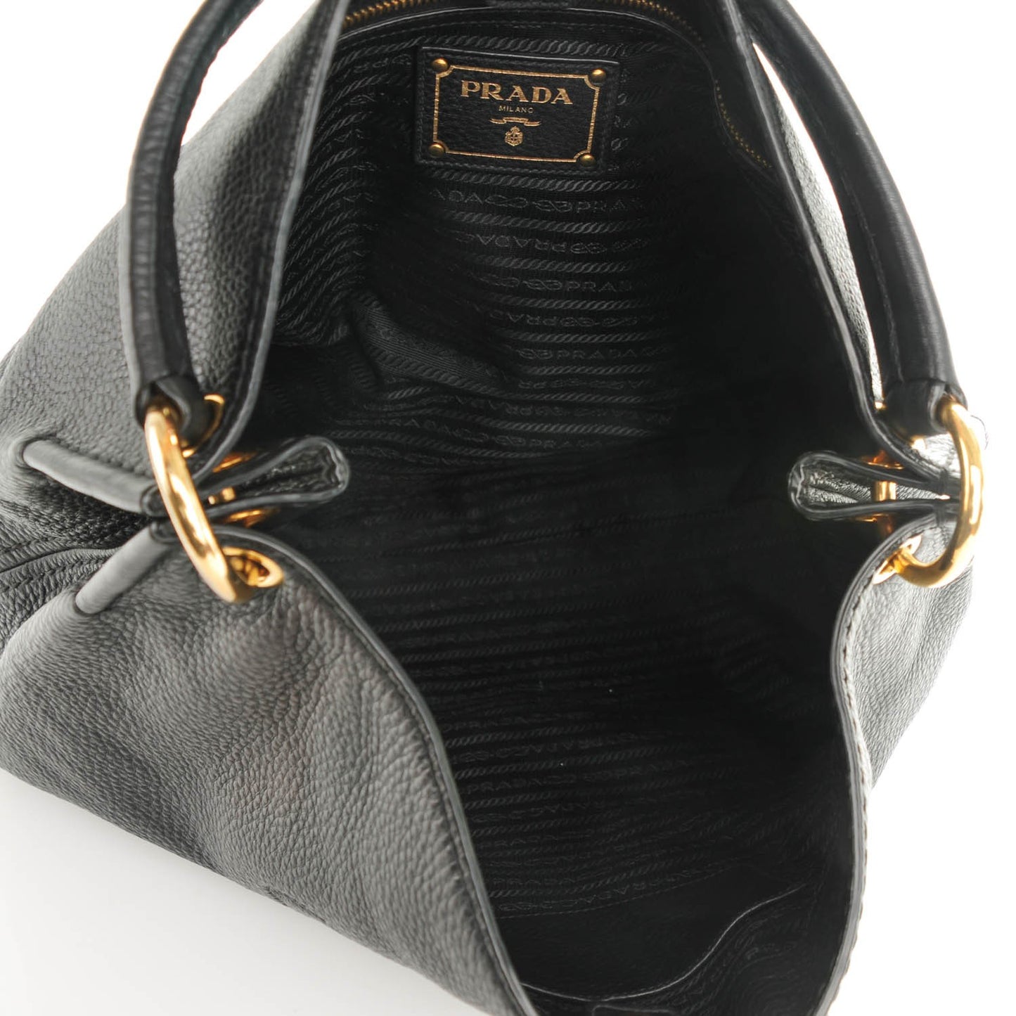 Vitello Daino Logo Hobo Nero Black