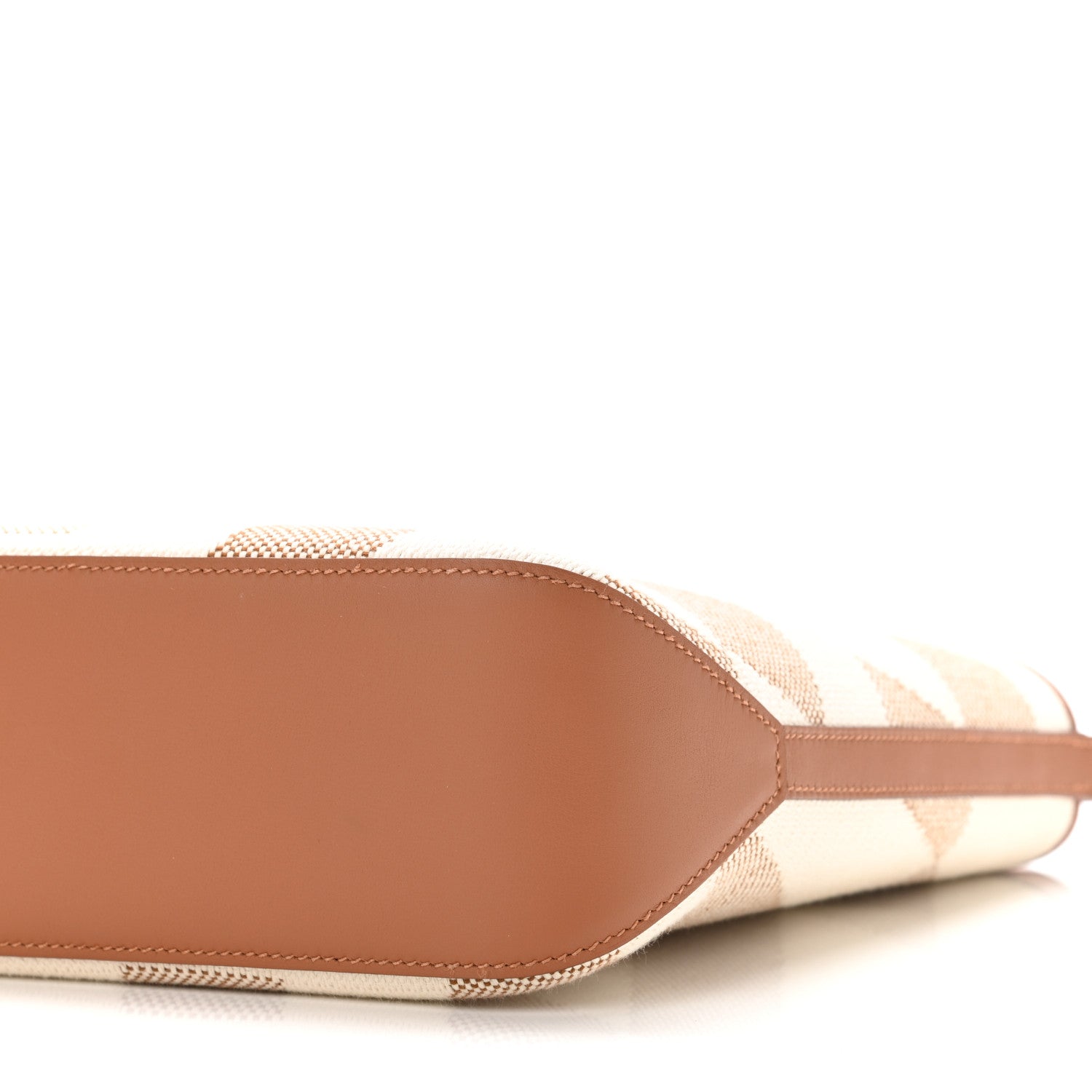 Hermes Swift Toile H Cabas H En Biais 27 Ecru Naturel Gold 10 of 10