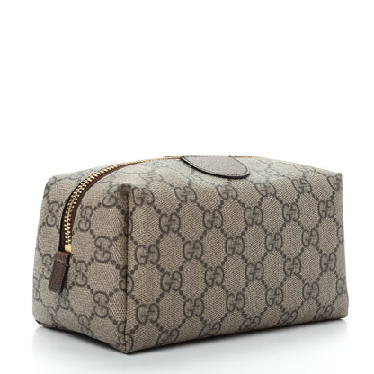 Gucci Soft GG Supreme Monogram Calfskin Medium Ophidia Cosmetic Case Beige Ebony New Acero 3 of 8