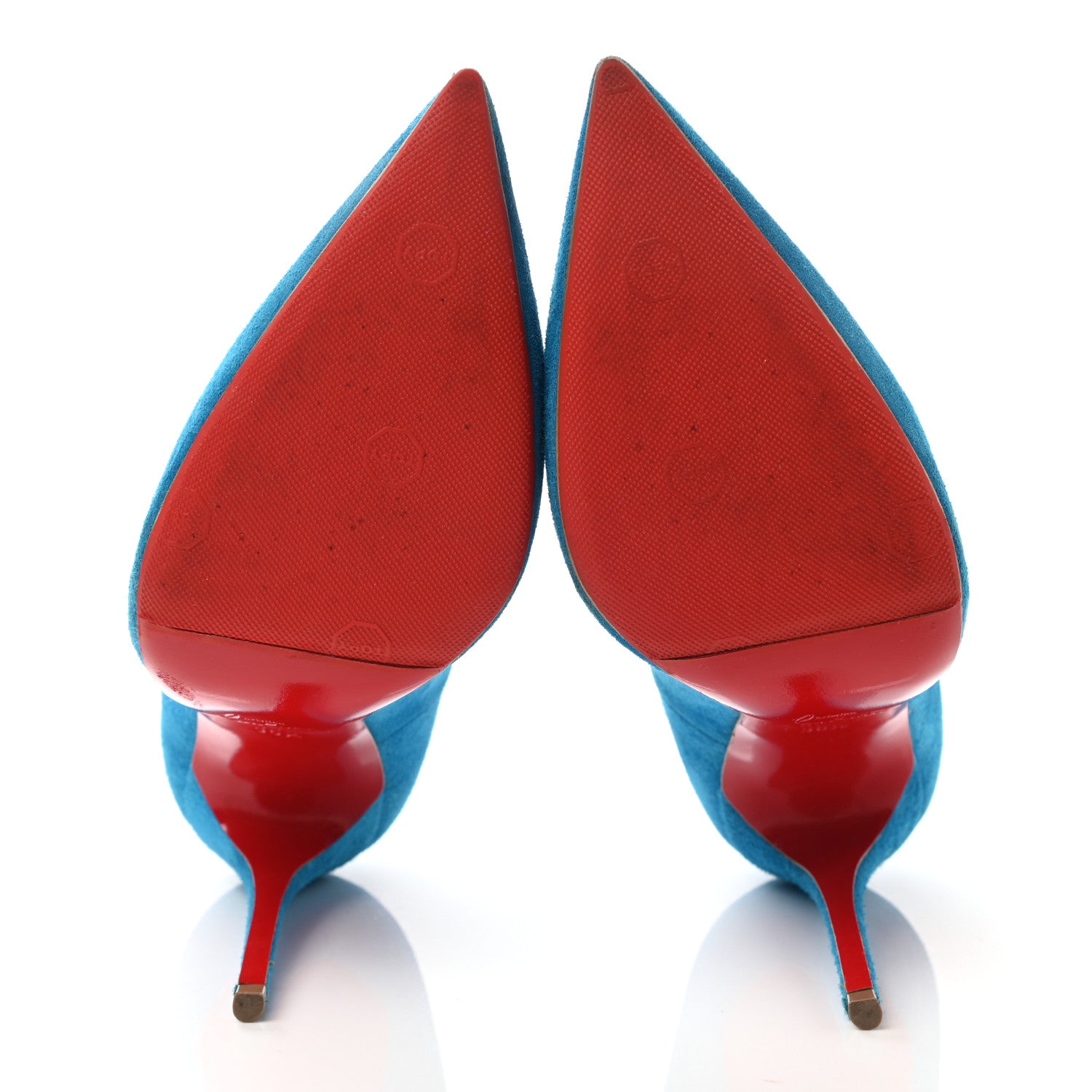 Christian Louboutin Veau Velours So Kate 120 Pumps 36.5 Egyptian Blue 5 of 8