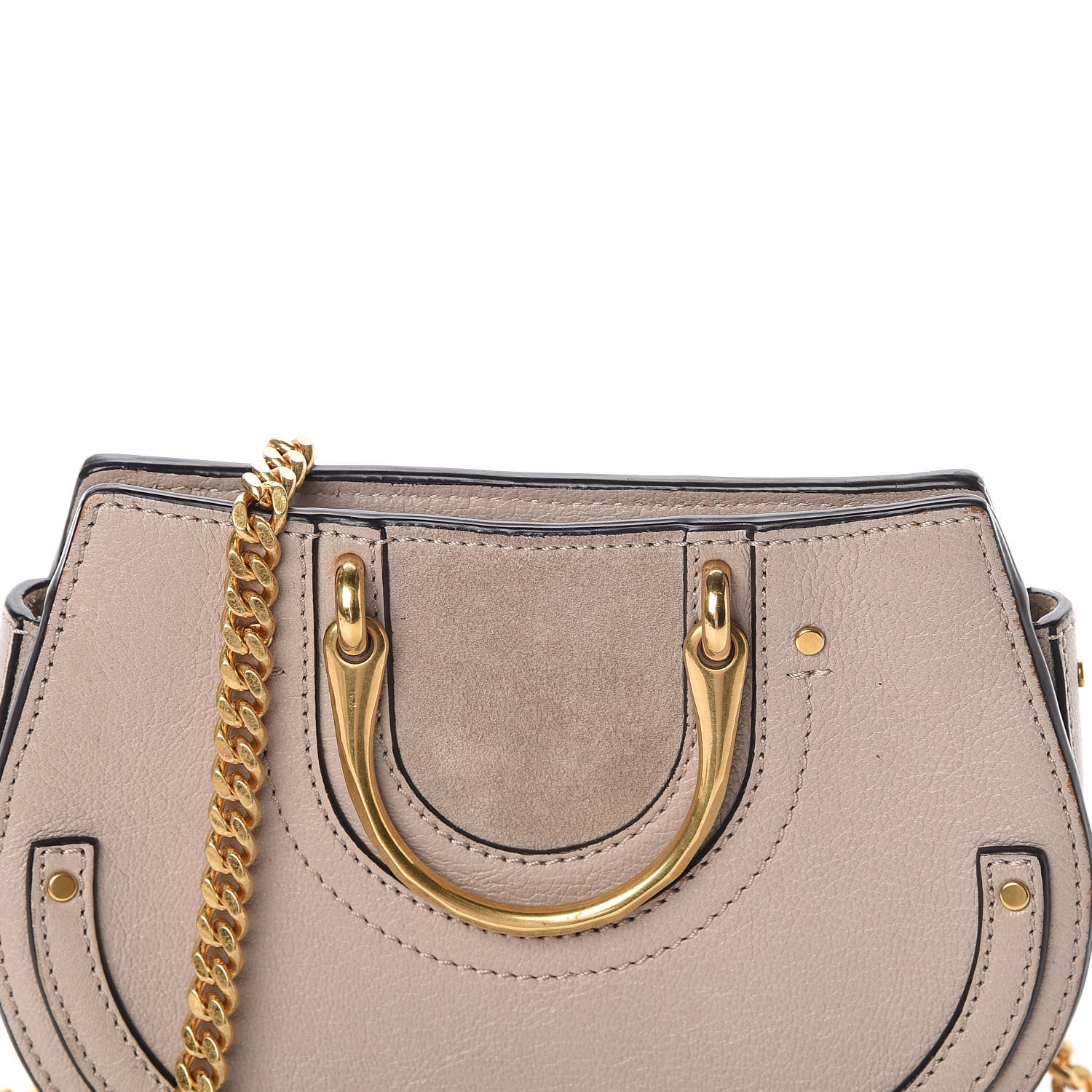 Chloe Calfskin Suede Mini Pixie Signature Belt Bag Motty Grey 9 of 9