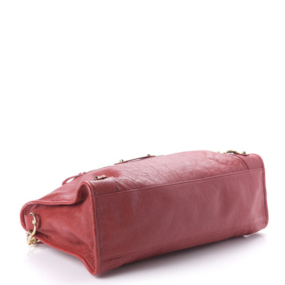Balenciaga Agneau Classic Gold Hardware City Rouge Groseille 4 of 9